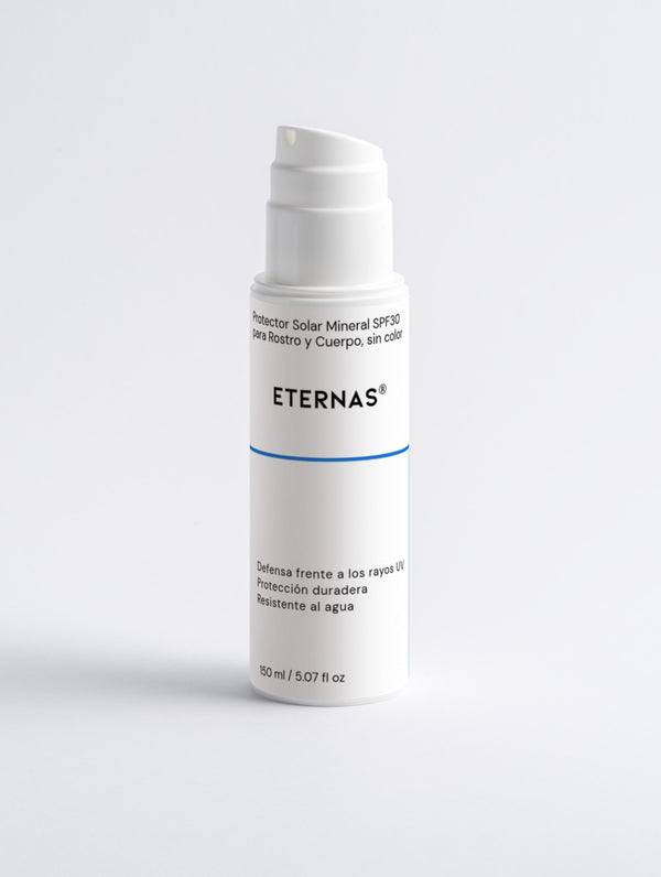 Protector Solar Mineral SPF30 para Rostro y Cuerpo, sin color